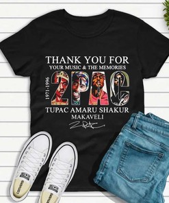 2Pac 1971-1996 Tupac Amura Shakur Makaveli T-Shirt