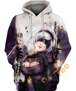 2b Blindfold Hoodie 3D