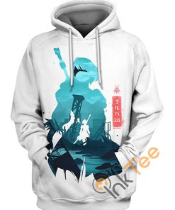 2b Nier Automata Sport All Over Print Hoodie 3D