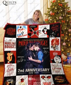 2nd Anniversary Mofi Moulin Rouge The Musical Collection Quilt Blanket Bedding Set