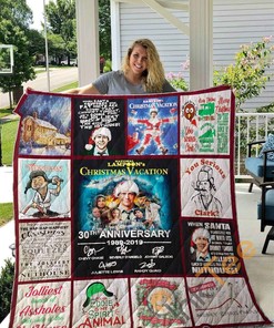 30 Years Of National Lampoons Christmas Vacation Quilt Blanket Bedding Set