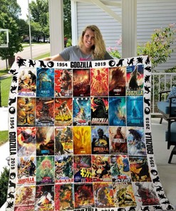 35 Years Godzilla 14 - 2019 Poster Co Quilt Blanket Bedding Set