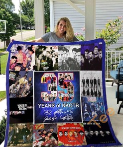 35th Anniversary New Kids on the Block Quilt Blanket And Bedding Set