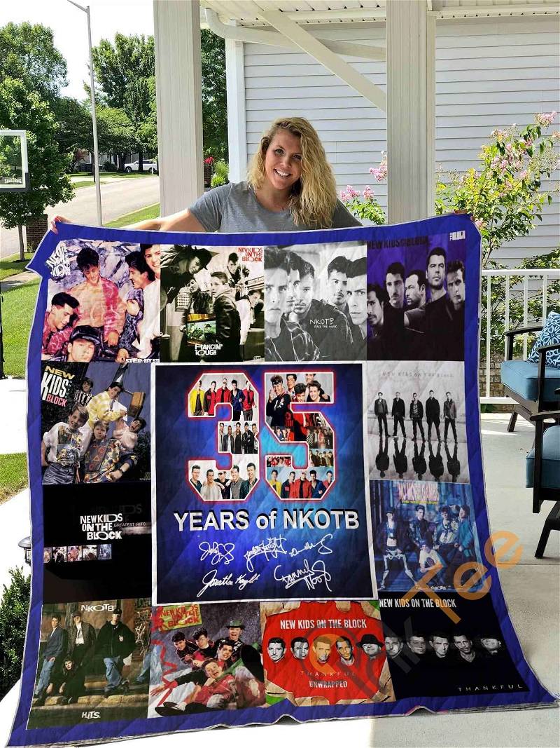 35th Anniversary New Kids on the Block Quilt Blanket And Bedding Set