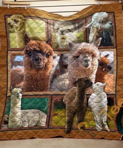 3D Alpaca Quilt Blanket Bedding Set