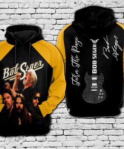 3D HoodieZipper Hoodie Bob Seger Turn The Page
