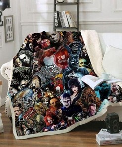 3D Horror Movie Blanket For Beds for Home Décor