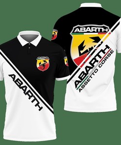 3D Printed Abarth Nct-Lt Polo Shirt Ver 3 (Black)