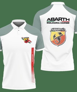 3D Printed  Abarth Nct-Va Polo Shirt Ver 1 (Mint)