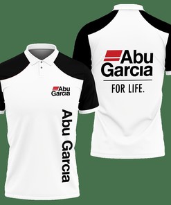 3D Printed Abu Garcia Tnc-Nh Polo Shirt Ver 1 (Black)