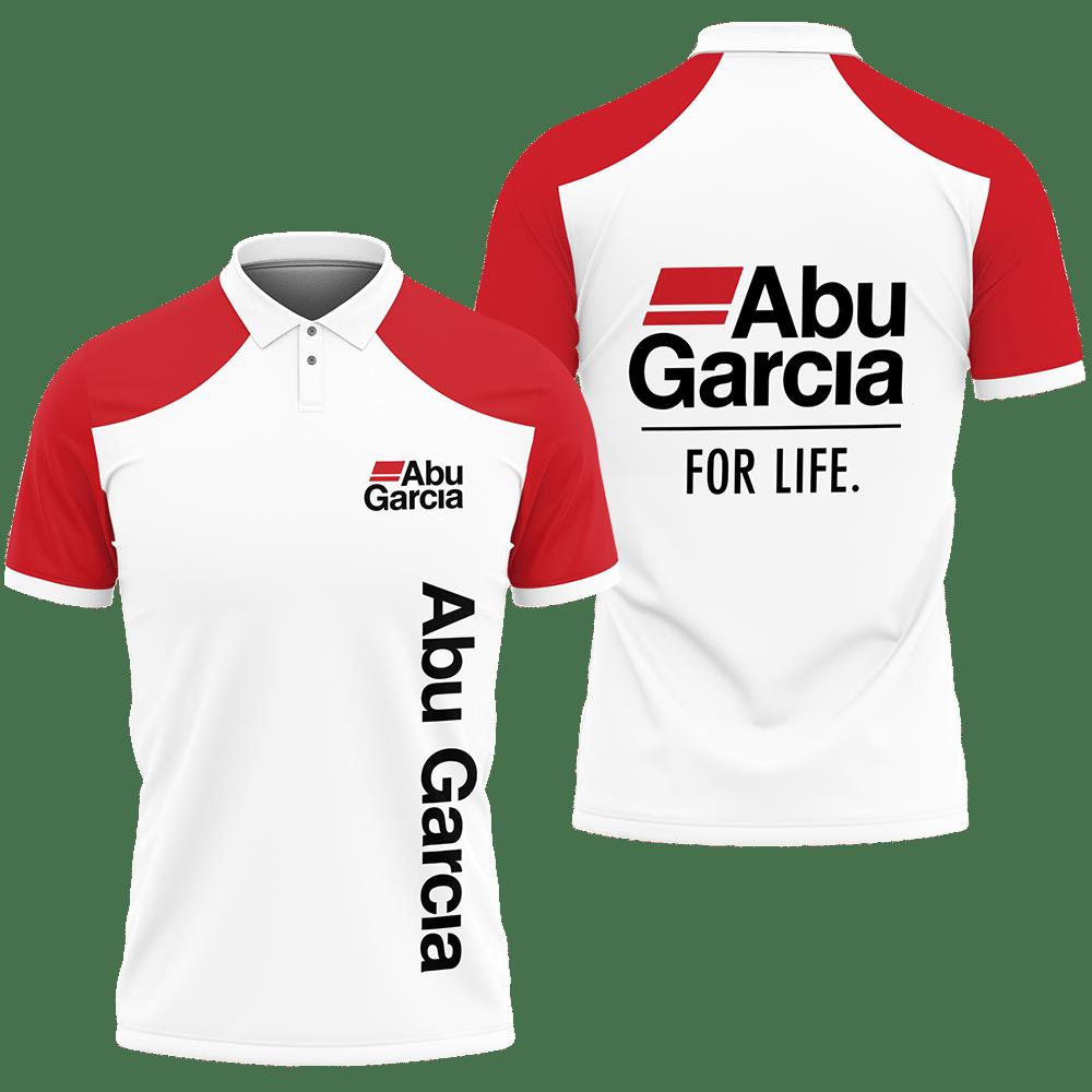 3D Printed Abu Garcia Tnc-Nh Polo Shirt Ver 2 (Red)
