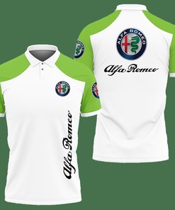 3D Printed Alfa Romeo NCT-LT Polo Shirt Ver 1 (Green)