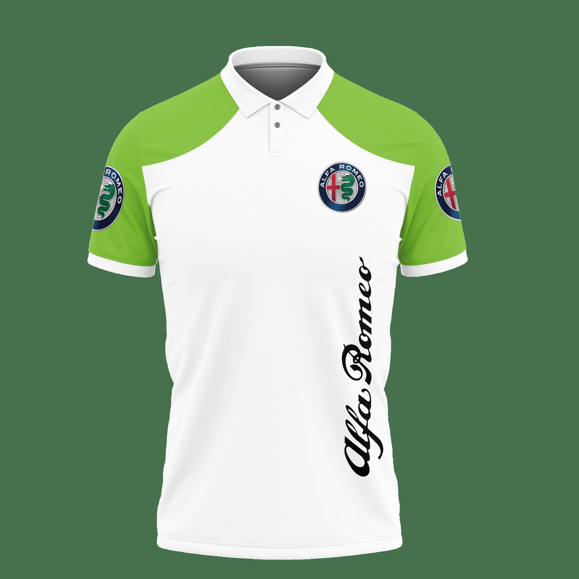 3D Printed Alfa Romeo NCT-LT Polo Shirt Ver 1 (Green) - Image 2
