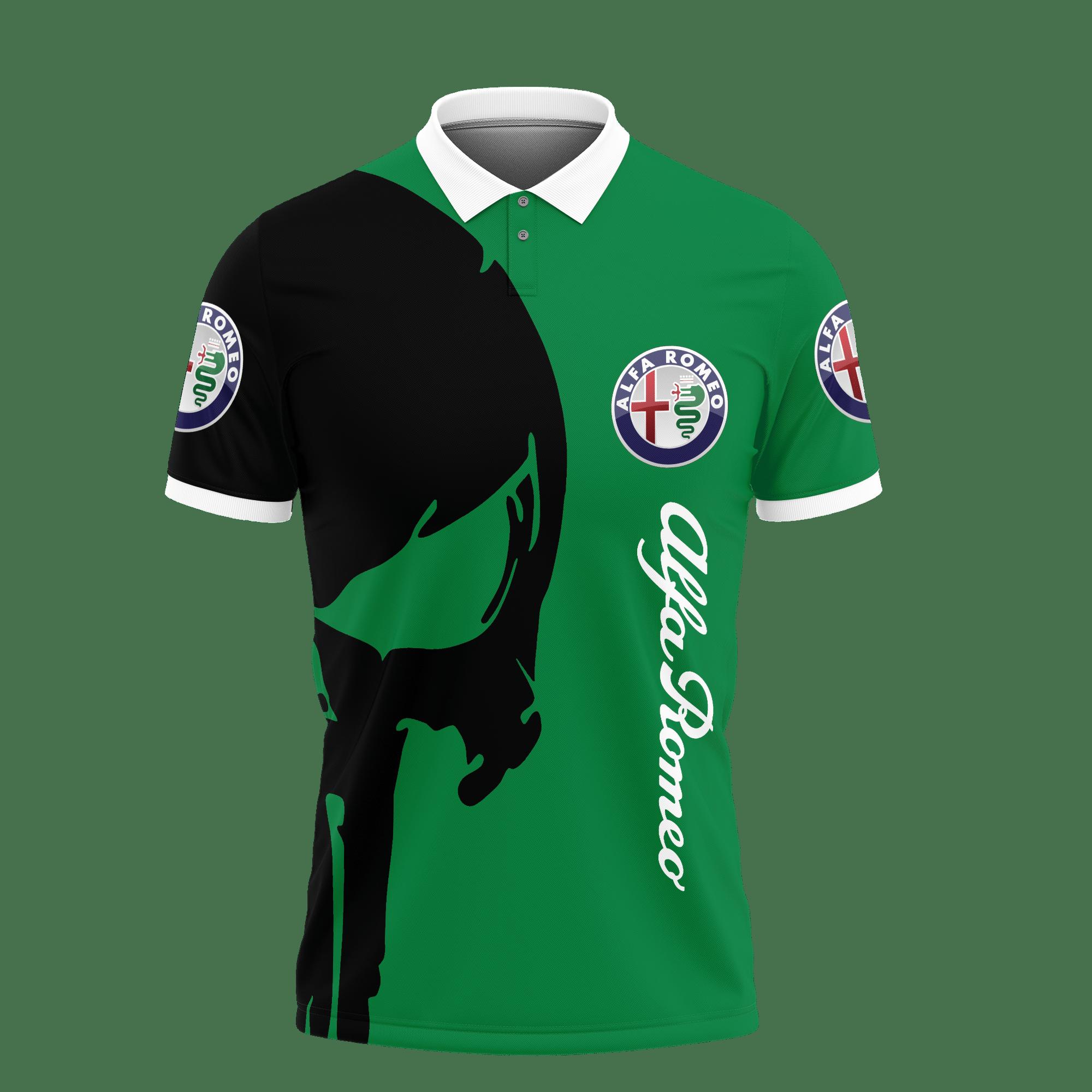 3D Printed Alfa Romeo Ttt-Hl Polo Shirt Ver 1 (Green) - Image 2