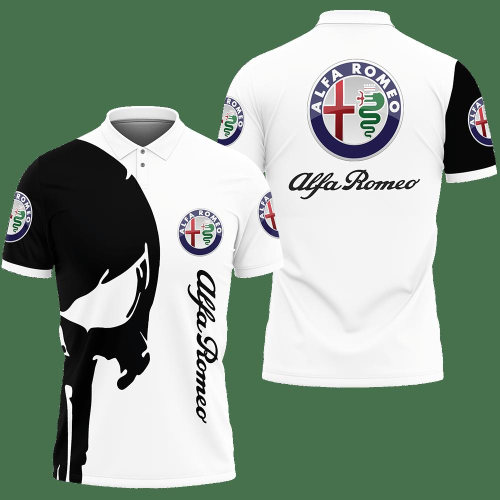 3D Printed Alfa Romeo Ttt-Hl Polo Shirt Ver 1 (White)