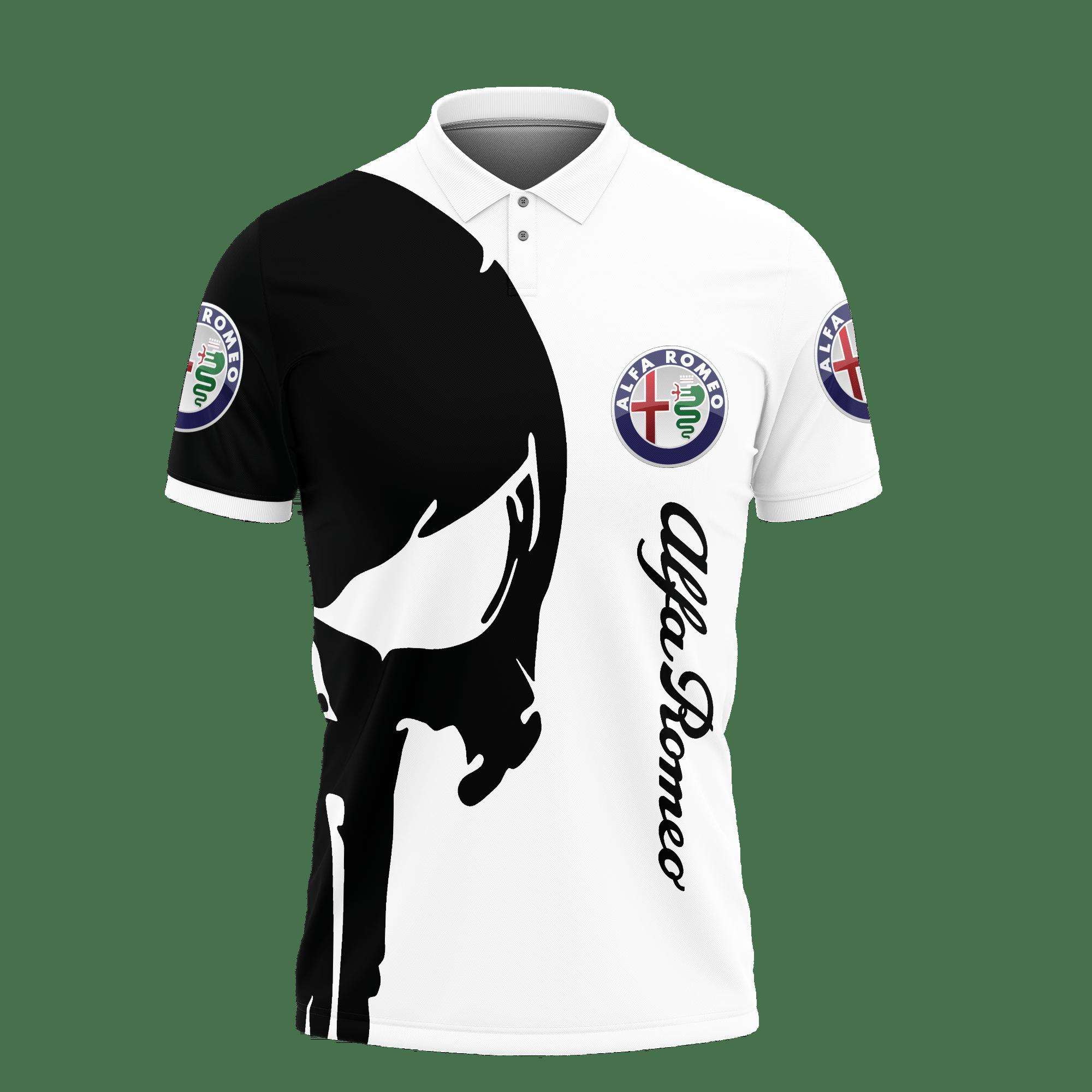 3D Printed Alfa Romeo Ttt-Hl Polo Shirt Ver 1 (White) - Image 2