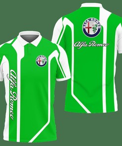 3D Printed Alfa Romeo Ttt-Hl Polo Shirt Ver 2 (Green)