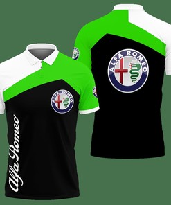 3D Printed Alfa Romeo Ttt-Ht Polo Shirt Ver 3 (Green)