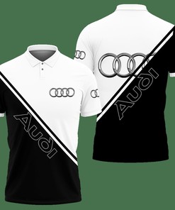 3D Printed Audi PVT-LT Polo Shirt Ver 3 (White)