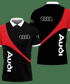 3D Printed Audi PVT-VA Polo Shirt Ver 1 (Red)