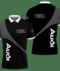 3D Printed Audi Pvt-Va Polo Shirt Ver 5 (Black)