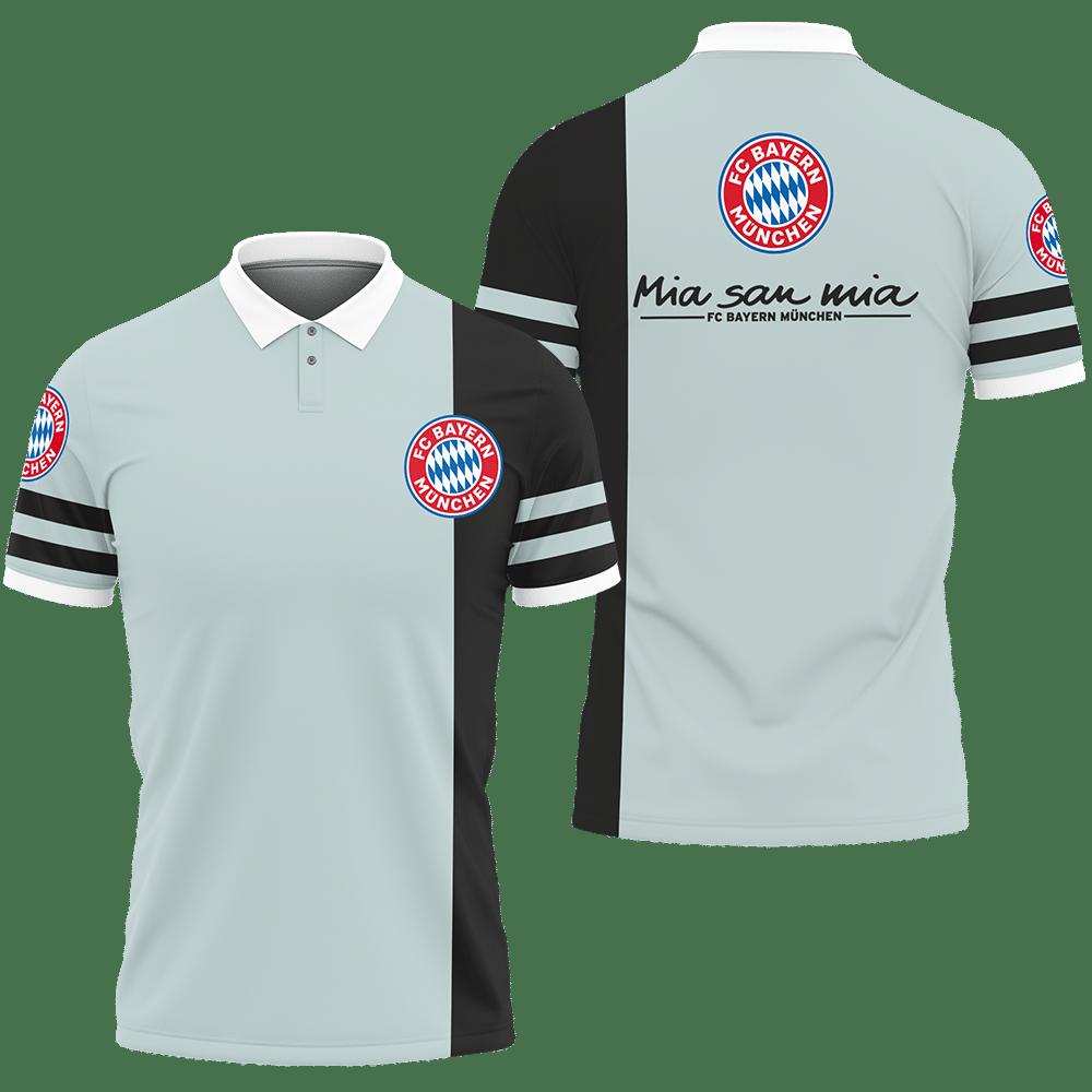 3D Printed Bayern Muchen Nct-Hl Polo Shirt Ver 1 (Mint)