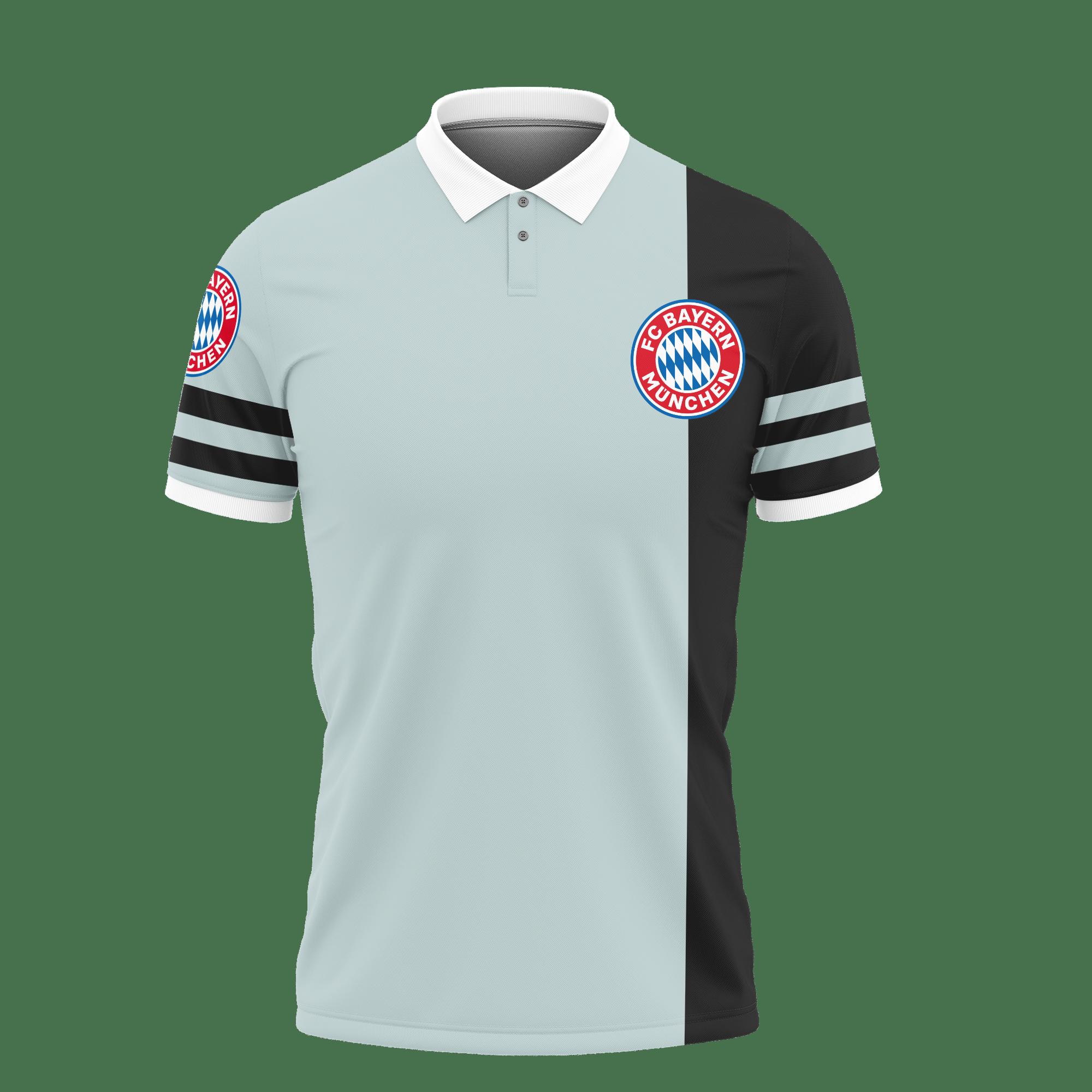 3D Printed Bayern Muchen Nct-Hl Polo Shirt Ver 1 (Mint) - Image 2