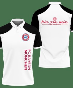 3D Printed Bayern Muchen Nct-Lt Polo Shirt Ver 2 (Black)