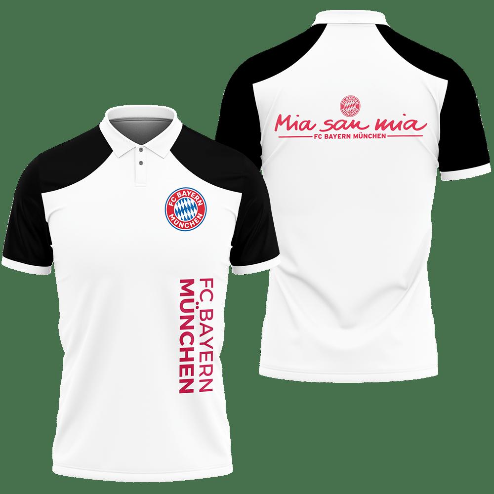 3D Printed Bayern Muchen Nct-Lt Polo Shirt Ver 2 (Black)