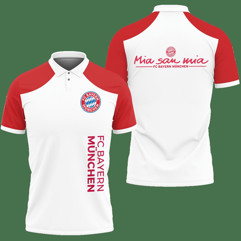 3D Printed Bayern Muchen Nct-Lt Polo Shirt Ver 2 (Red)
