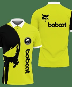 3D Printed Bobcat Nct-Lt Polo Shirt Ver 2 (Yellow)