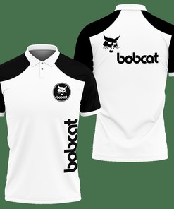 3D Printed Bobcat Nct-Va Polo Shirt Ver 1 (Black)