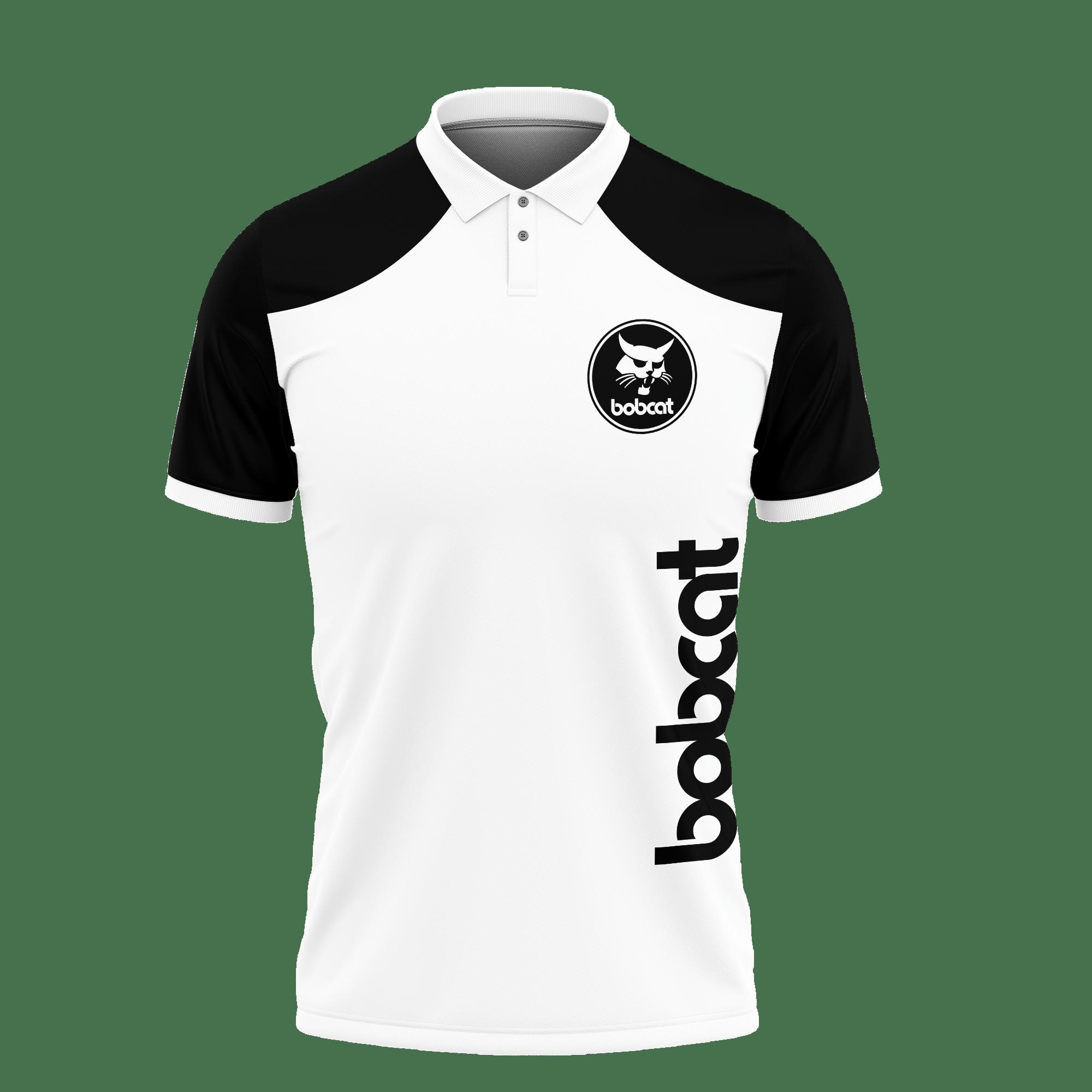 3D Printed Bobcat Nct-Va Polo Shirt Ver 1 (Black) - Image 2