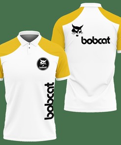 3D Printed Bobcat Nct-Va Polo Shirt Ver 1 (Yellow)