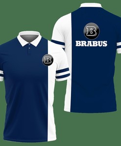 3D Printed Brabus Nct-Va Polo Shirt Ver 2 (Blue)