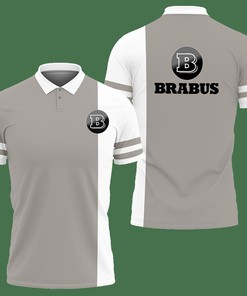 3D Printed Brabus Nct-Va Polo Shirt Ver 2 (Grey)