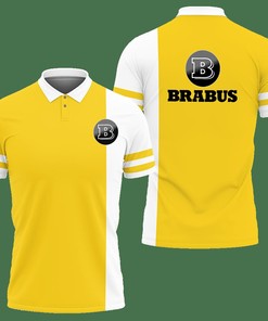 3D Printed Brabus Nct-Va Polo Shirt Ver 2 (Yellow)