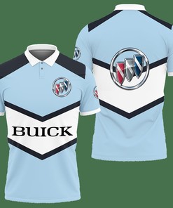 3D Printed Buick Ttt-Ht Polo Shirt Ver 1 (Blue)