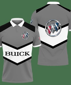 3D Printed Buick Ttt-Ht Polo Shirt Ver 1 (Grey)