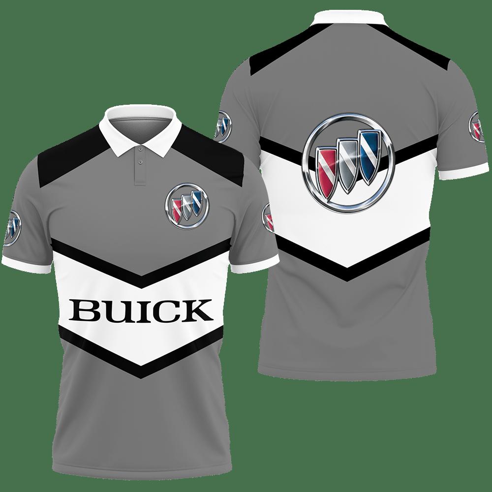 3D Printed Buick Ttt-Ht Polo Shirt Ver 1 (Grey)