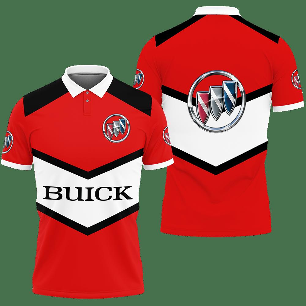 3D Printed Buick Ttt-Ht Polo Shirt Ver 1 (Red)