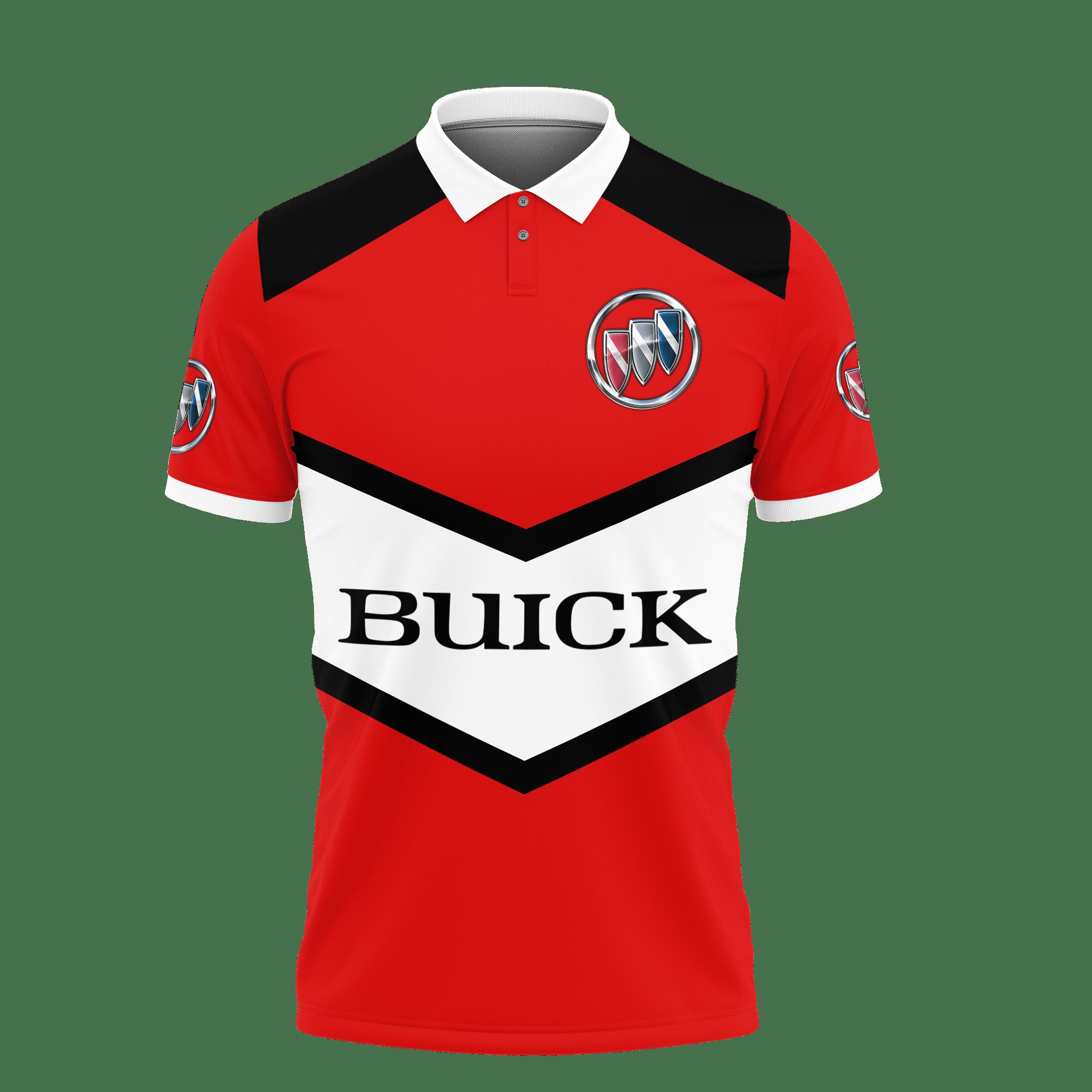 3D Printed Buick Ttt-Ht Polo Shirt Ver 1 (Red) - Image 2
