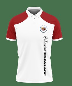 3D Printed Cadillac Escalade Tnt-Hl Polo Shirt Ver 2 (Red)
