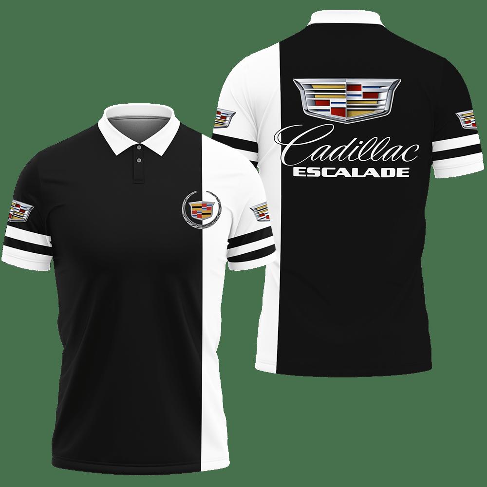 3D Printed Cadillac Escalade Tnt-Va Polo Shirt Ver 1 (Black) - Image 2