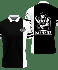 3D Printed Carpenter Tnt-Lt Polo Shirt Ver 1 (Black)