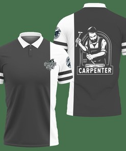 3D Printed Carpenter Tnt-Lt Polo Shirt Ver 1 (Grey)