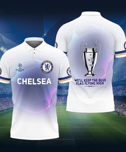 3D Printed Chelsea NQP-NH Polo Shirt Ver 1 (White)