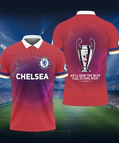 3D Printed Chelsea NQP-NH Polo Shirt Ver 4 (Pink)