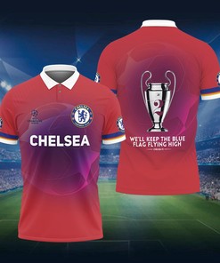 3D Printed Chelsea Nqp-Nh Polo Shirt Ver 3 (Pink)