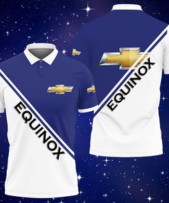 3D Printed Chervolet Equinox Nqp-Va Polo Shirt Ver 1 (Blue)